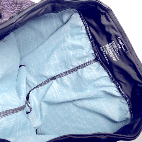 GAP BODY Active Shorts Gold Plaid Running Small Women’s - Picture 4 of 16